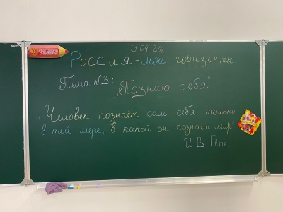 &amp;quot;Россия-мои горизонты &amp;quot; по теме &amp;quot;Познаю себя&amp;quot;.